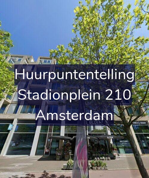 Foto gevel Huurpuntentelling voor Stadionplein 210, Amsterdam