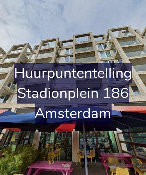 Foto gevel Huurpuntentelling voor Stadionplein 186, Amsterdam