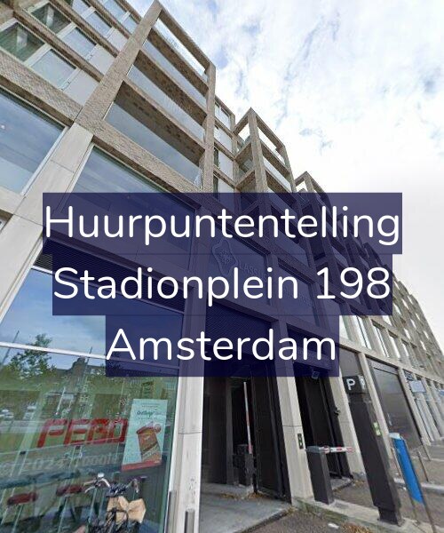 Foto gevel Huurpuntentelling voor Stadionplein 198, Amsterdam