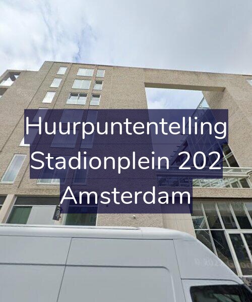 Foto gevel Huurpuntentelling voor Stadionplein 202, Amsterdam