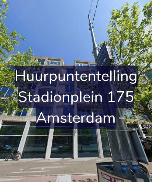 Foto gevel Huurpuntentelling voor Stadionplein 175, Amsterdam