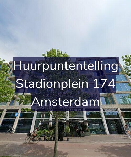 Foto gevel Huurpuntentelling voor Stadionplein 174, Amsterdam