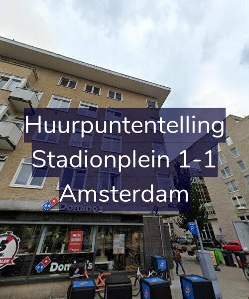 Foto gevel Huurpuntentelling voor Stadionplein 1-1, Amsterdam