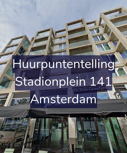 Foto gevel Huurpuntentelling voor Stadionplein 141, Amsterdam