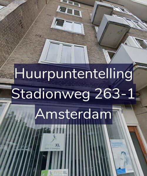 Foto gevel Huurpuntentelling voor Stadionweg 263-1, Amsterdam