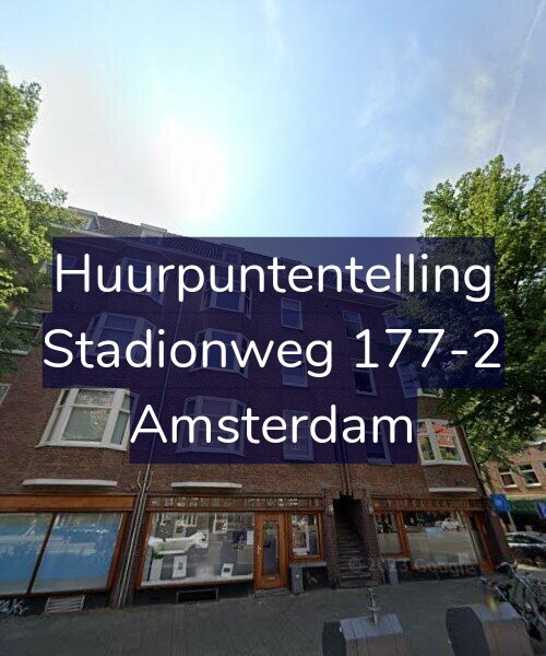 Foto gevel Huurpuntentelling voor Stadionweg 177-2, Amsterdam