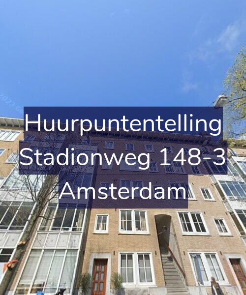 Foto gevel Huurpuntentelling voor Stadionweg 148-3, Amsterdam