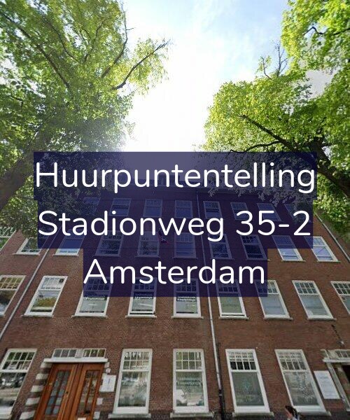 Foto gevel Huurpuntentelling voor Stadionweg 35-2, Amsterdam