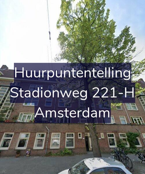 Foto gevel Huurpuntentelling voor Stadionweg 221-H, Amsterdam