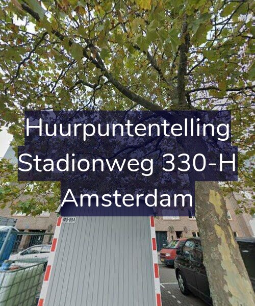 Foto gevel Huurpuntentelling voor Stadionweg 330-H, Amsterdam