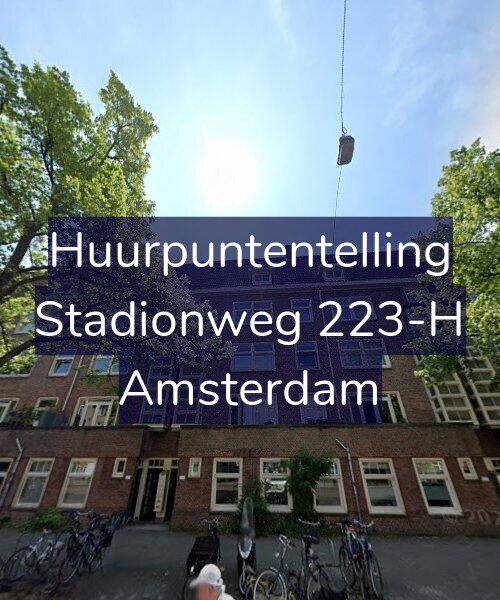 Foto gevel Huurpuntentelling voor Stadionweg 223-H, Amsterdam