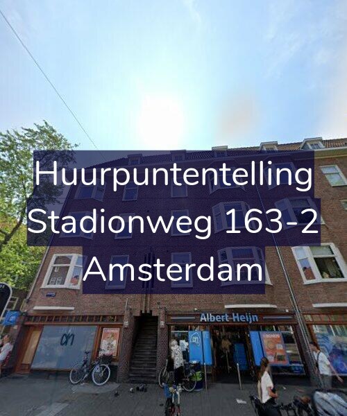 Foto gevel Huurpuntentelling voor Stadionweg 163-2, Amsterdam