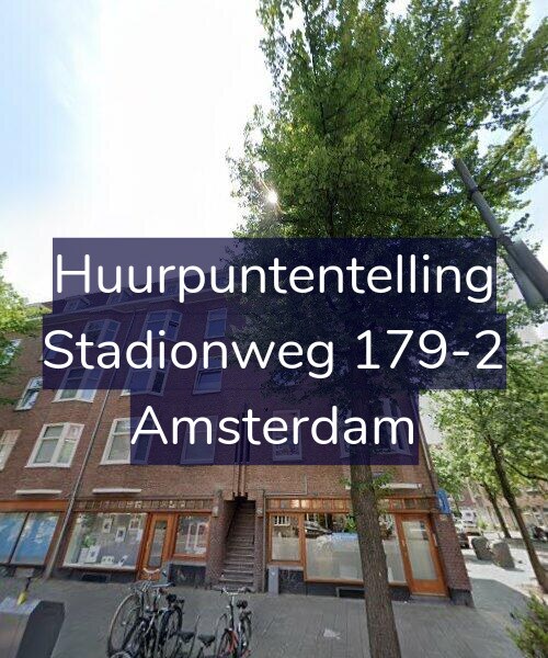 Foto gevel Huurpuntentelling voor Stadionweg 179-2, Amsterdam