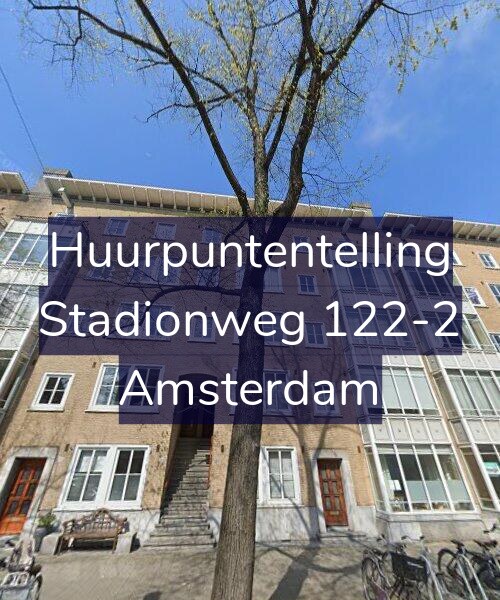 Foto gevel Huurpuntentelling voor Stadionweg 122-2, Amsterdam