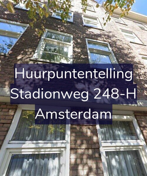 Foto gevel Huurpuntentelling voor Stadionweg 248-H, Amsterdam
