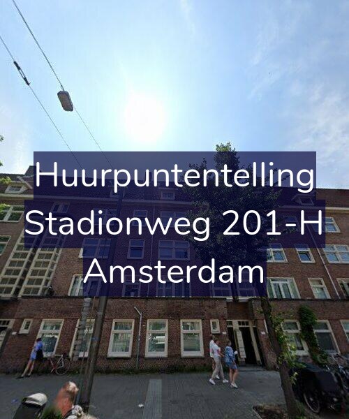 Foto gevel Huurpuntentelling voor Stadionweg 201-H, Amsterdam