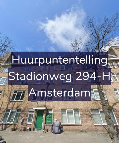Foto gevel Huurpuntentelling voor Stadionweg 294-H, Amsterdam