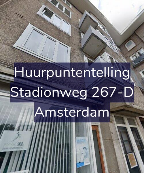 Foto gevel Huurpuntentelling voor Stadionweg 267-D, Amsterdam
