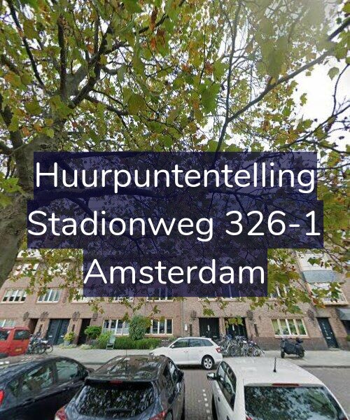 Foto gevel Huurpuntentelling voor Stadionweg 326-1, Amsterdam