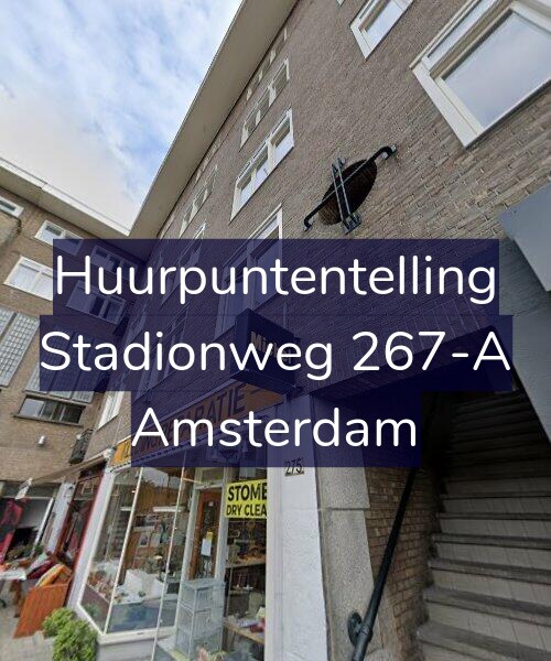 Foto gevel Huurpuntentelling voor Stadionweg 267-A, Amsterdam