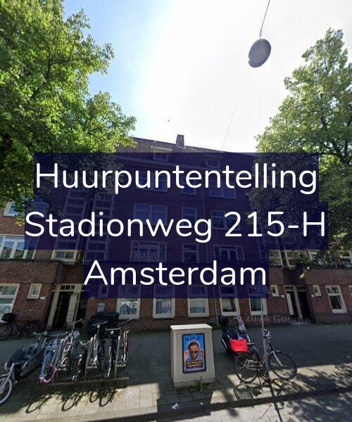 Foto gevel Huurpuntentelling voor Stadionweg 215-H, Amsterdam