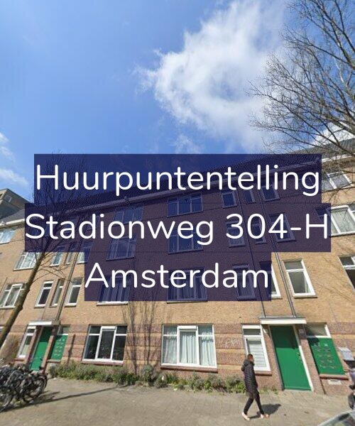 Foto gevel Huurpuntentelling voor Stadionweg 304-H, Amsterdam