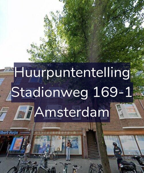 Foto gevel Huurpuntentelling voor Stadionweg 169-1, Amsterdam
