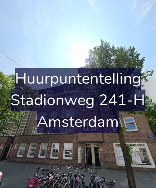 Foto gevel Huurpuntentelling voor Stadionweg 241-H, Amsterdam