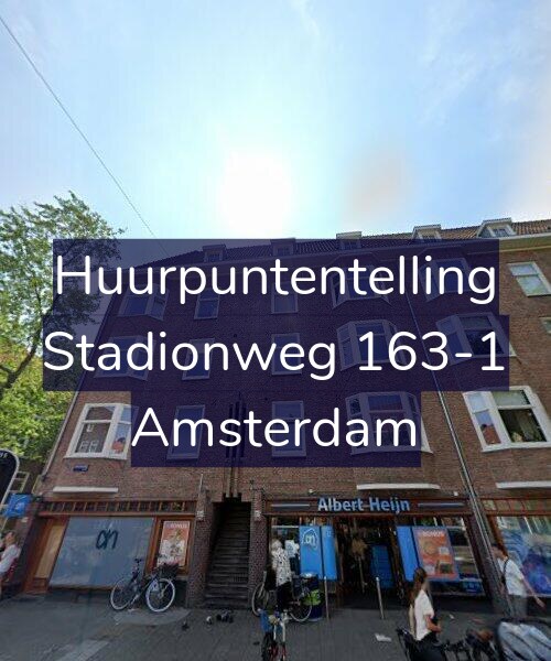 Foto gevel Huurpuntentelling voor Stadionweg 163-1, Amsterdam