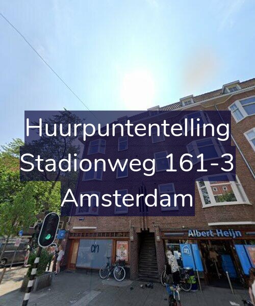 Foto gevel Huurpuntentelling voor Stadionweg 161-3, Amsterdam