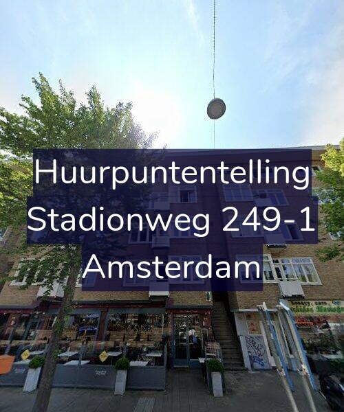 Foto gevel Huurpuntentelling voor Stadionweg 249-1, Amsterdam