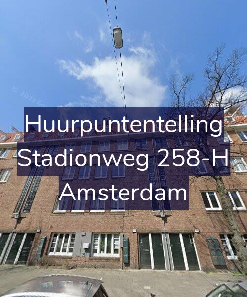 Foto gevel Huurpuntentelling voor Stadionweg 258-H, Amsterdam