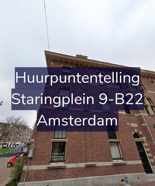 Foto gevel Huurpuntentelling voor Staringplein 9-B22, Amsterdam