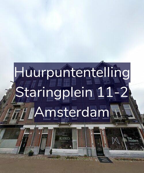 Foto gevel Huurpuntentelling voor Staringplein 11-2, Amsterdam