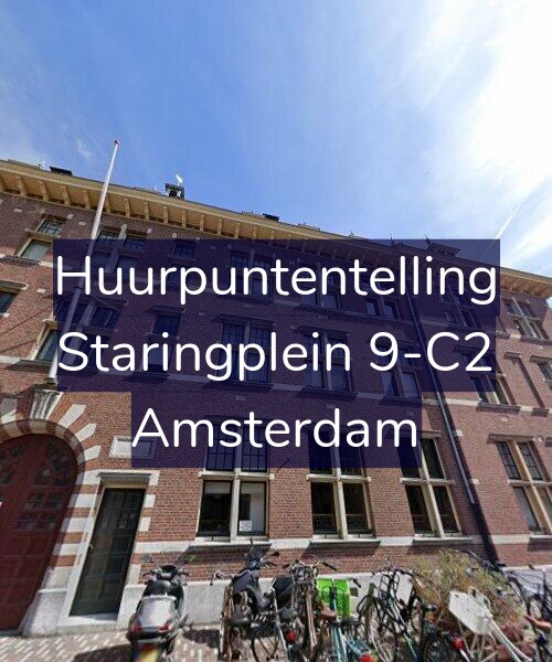 Foto gevel Huurpuntentelling voor Staringplein 9-C2, Amsterdam