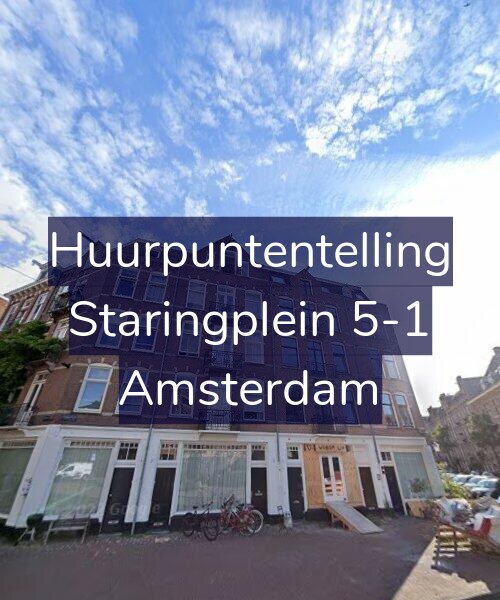 Foto gevel Huurpuntentelling voor Staringplein 5-1, Amsterdam