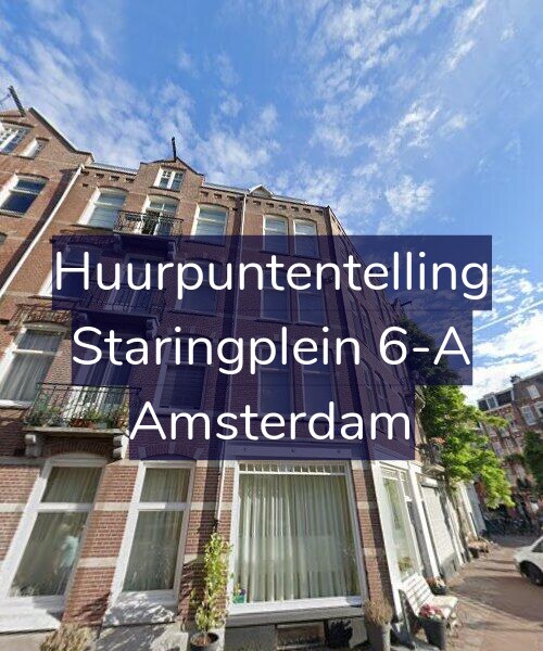 Foto gevel Huurpuntentelling voor Staringplein 6-A, Amsterdam