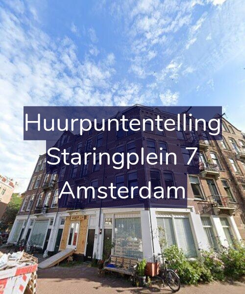 Foto gevel Huurpuntentelling voor Staringplein 7, Amsterdam