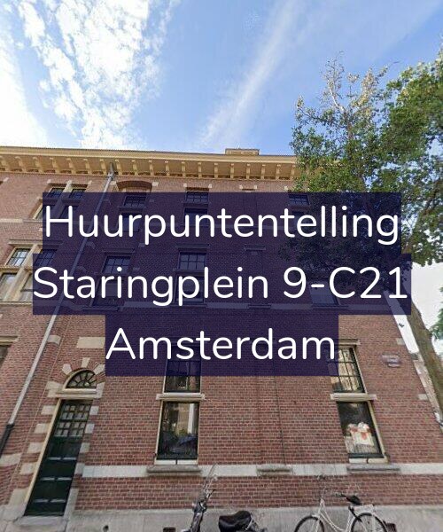 Foto gevel Huurpuntentelling voor Staringplein 9-C21, Amsterdam
