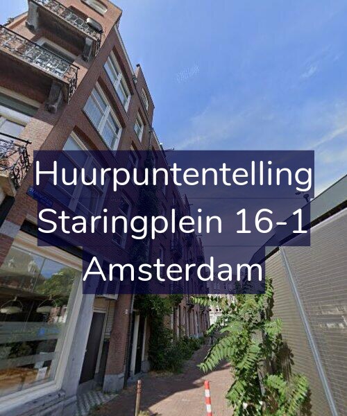 Foto gevel Huurpuntentelling voor Staringplein 16-1, Amsterdam
