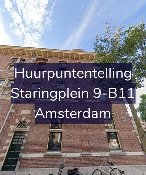 Foto gevel Huurpuntentelling voor Staringplein 9-B11, Amsterdam