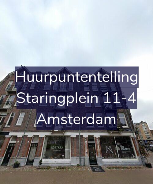 Foto gevel Huurpuntentelling voor Staringplein 11-4, Amsterdam
