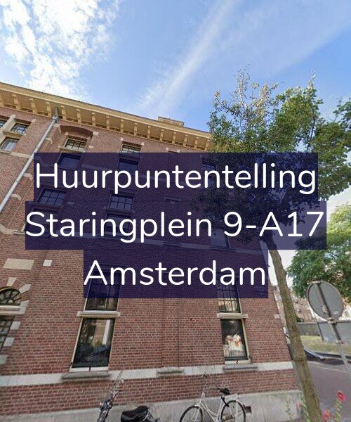 Foto gevel Huurpuntentelling voor Staringplein 9-A17, Amsterdam