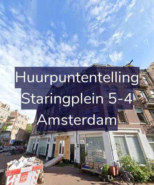 Foto gevel Huurpuntentelling voor Staringplein 5-4, Amsterdam