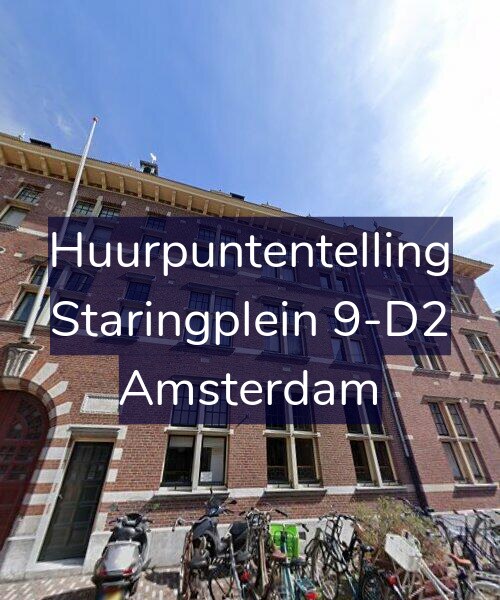 Foto gevel Huurpuntentelling voor Staringplein 9-D2, Amsterdam