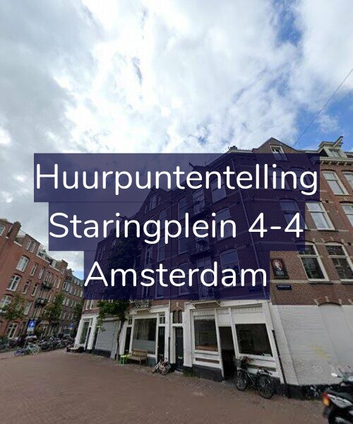 Foto gevel Huurpuntentelling voor Staringplein 4-4, Amsterdam