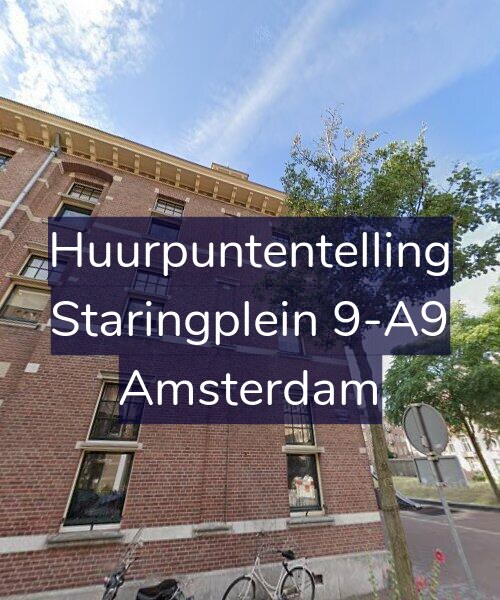 Foto gevel Huurpuntentelling voor Staringplein 9-A9, Amsterdam