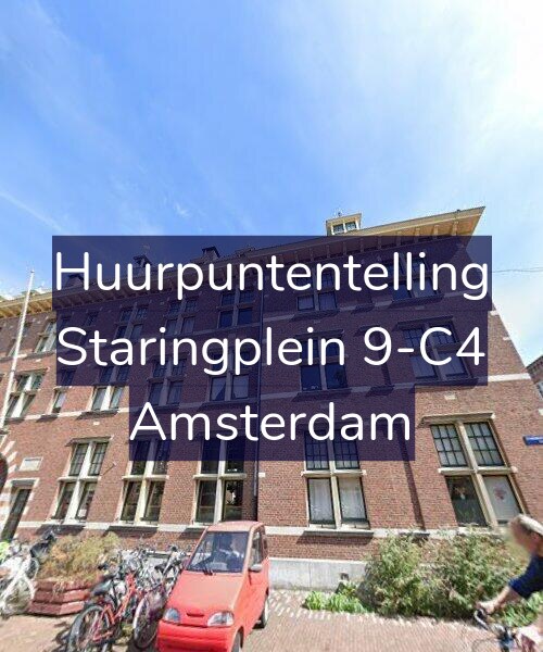 Foto gevel Huurpuntentelling voor Staringplein 9-C4, Amsterdam