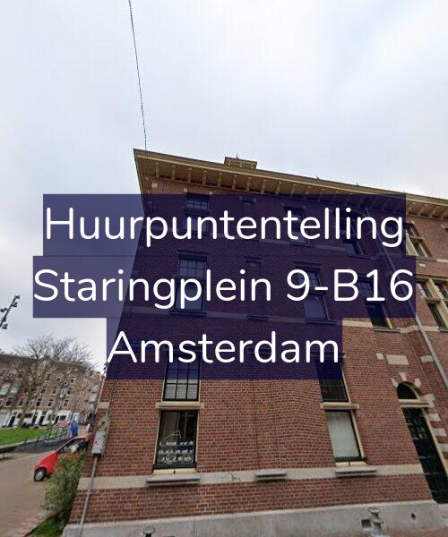 Foto gevel Huurpuntentelling voor Staringplein 9-B16, Amsterdam