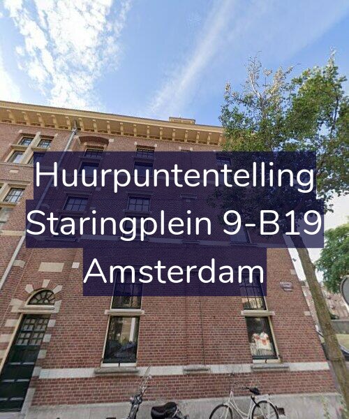 Foto gevel Huurpuntentelling voor Staringplein 9-B19, Amsterdam